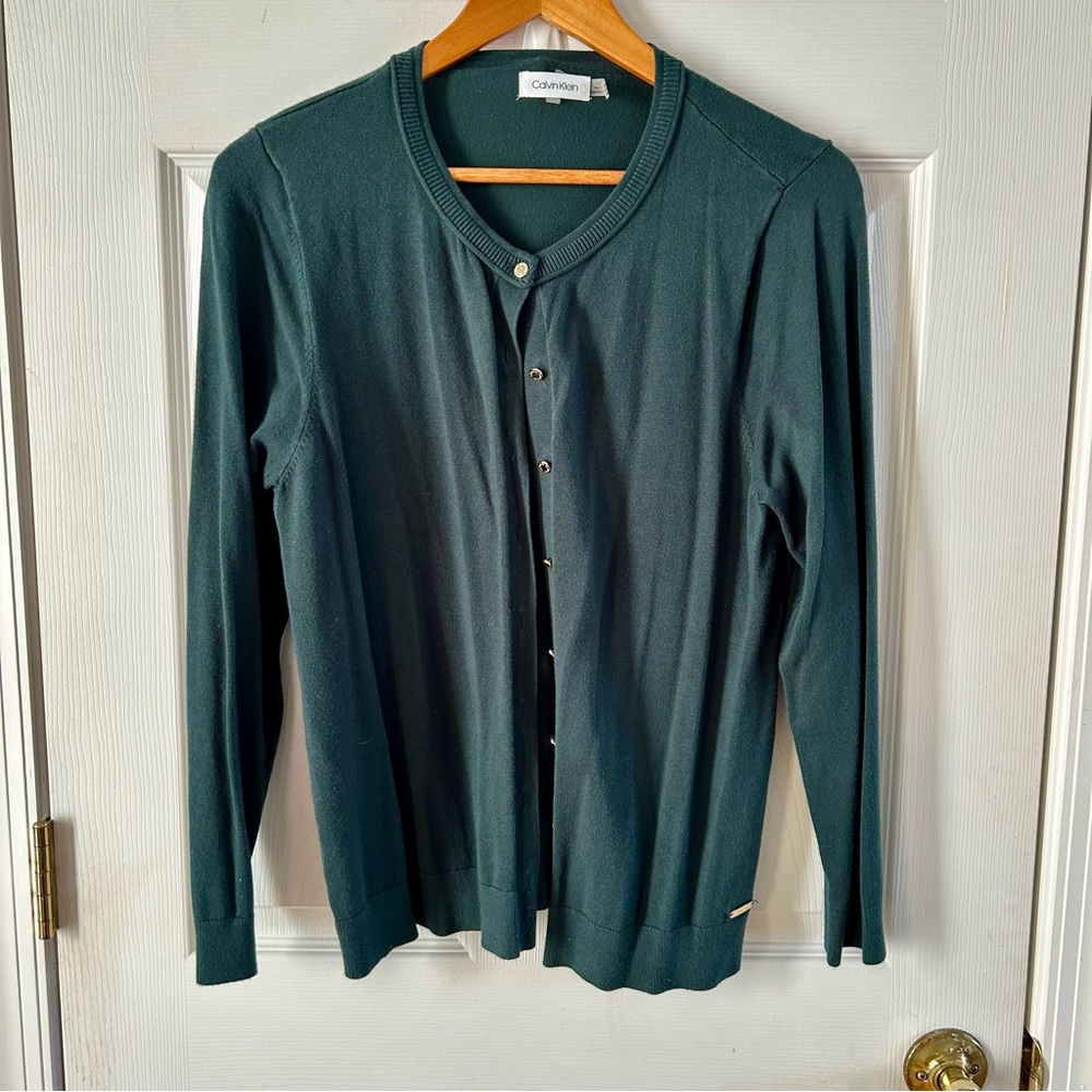 Calvin Klein Emerald Cardigan
